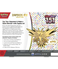 Pokemon TCG Scarlet and Violet 151 Collection Zapdos ex ENG