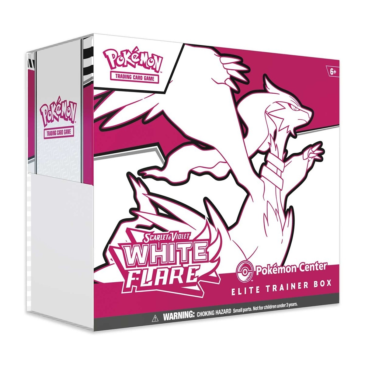 Pokemon TCG Scarlet and Violet White Flare Pokemon Center Elite Trainer Box
