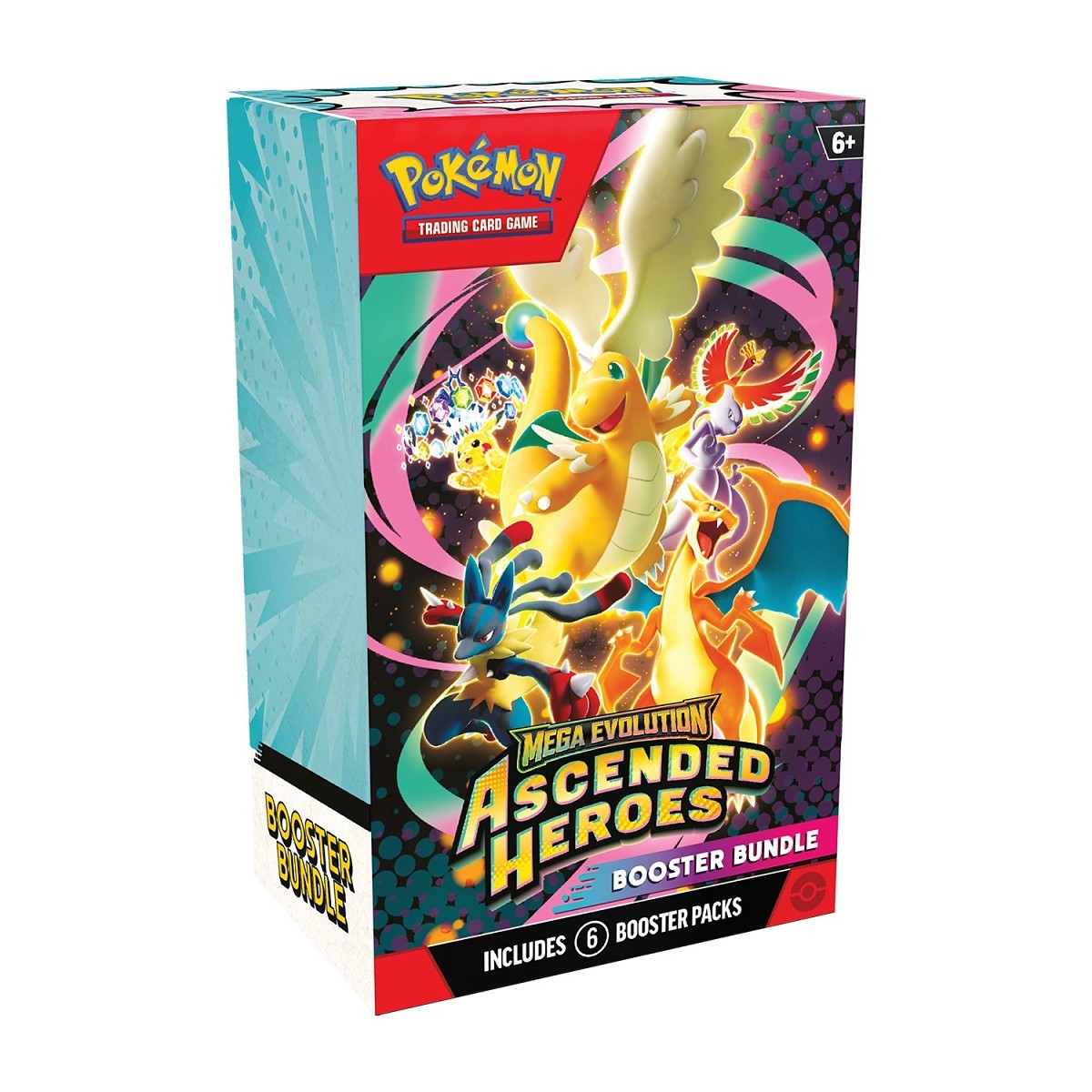 Pokemon TCG Mega Evolution Ascended Heroes Booster Bundle (6 Packs) ENG