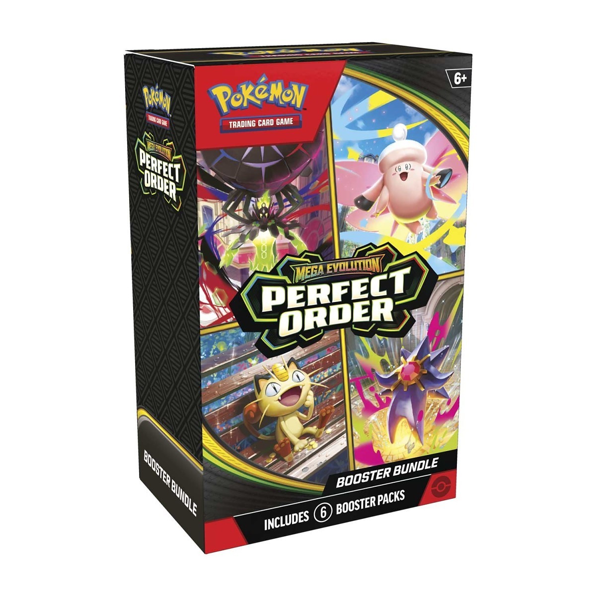 Pokemon TCG Mega Evolution Perfect Order Booster Bundle (6 Packs) ENG