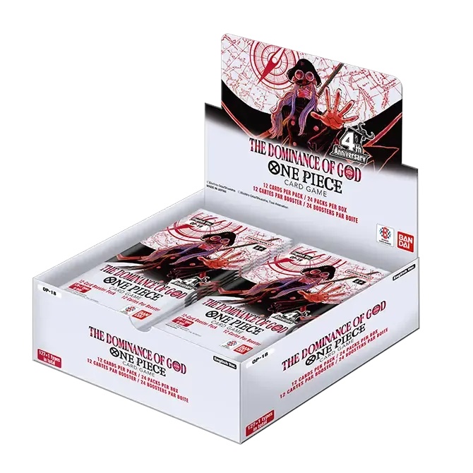 One Piece Card Game The Dominance of God Booster Box OP18 English