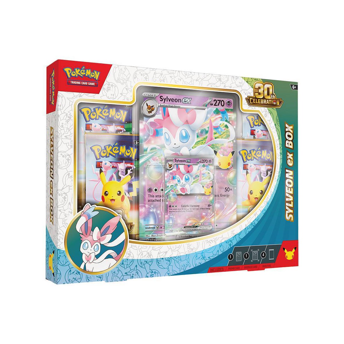 Pokemon TCG 30th Celebration Sylveon ex Box ENG
