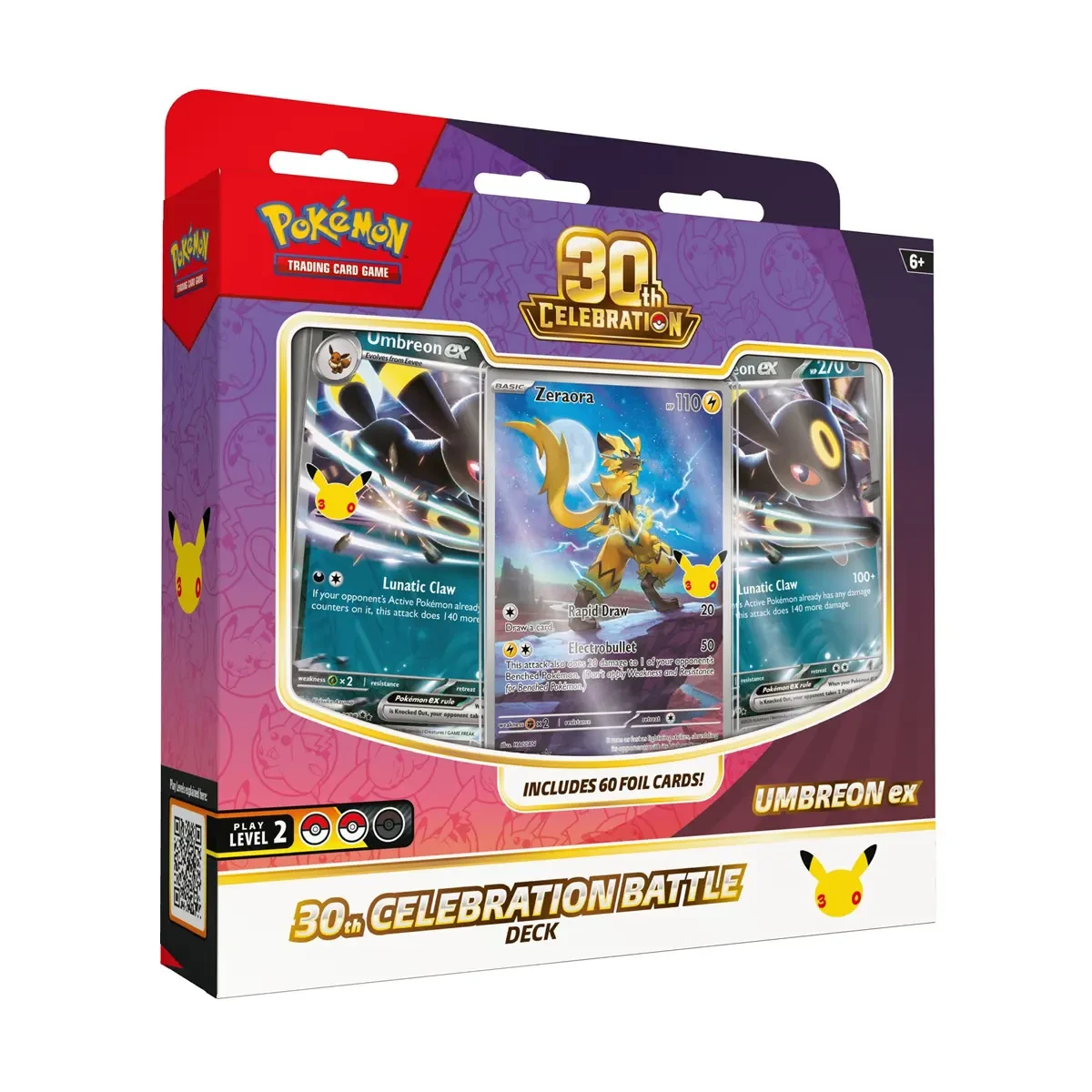 English Pokémon TCG 30th Celebration Umbreon ex Battle Deck sealed box