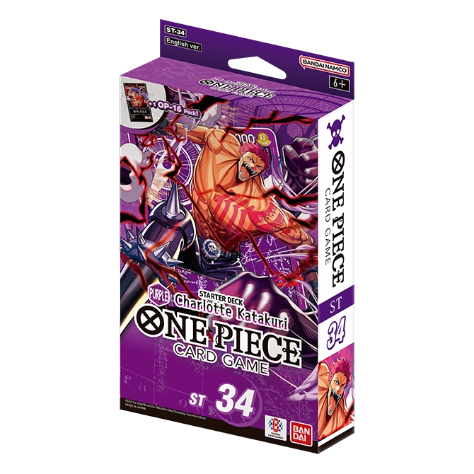 English One Piece Card Game Purple Charlotte Katakuri ST34 sealed product