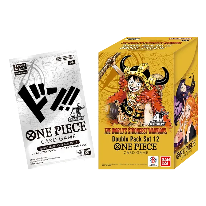 English One Piece Card Game Double Pack Set Vol.12 Styles Vary DP12 sealed product