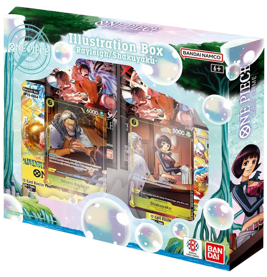 English One Piece Card Game Illustration Box Vol.7 Rayleigh and Shakuyaku IB07 sealed product