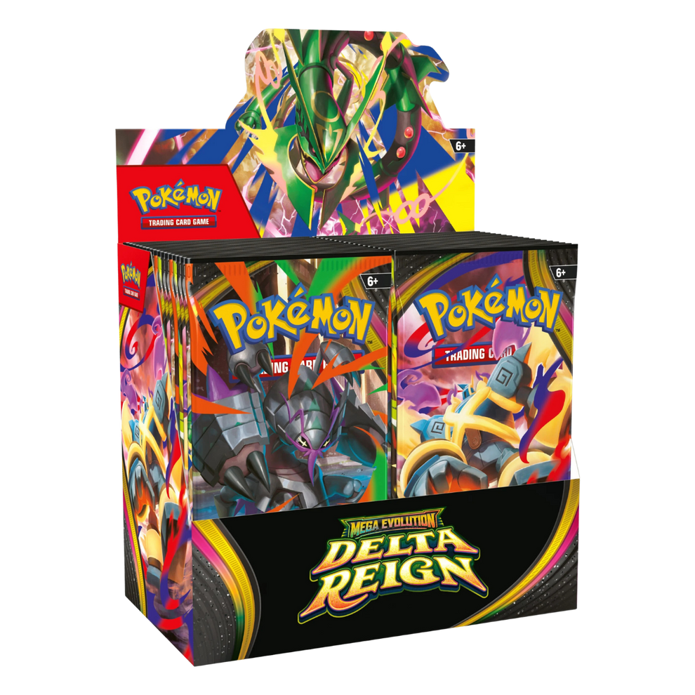 English Pokemon TCG Mega Evolution Delta Reign Booster Box English sealed product packaging