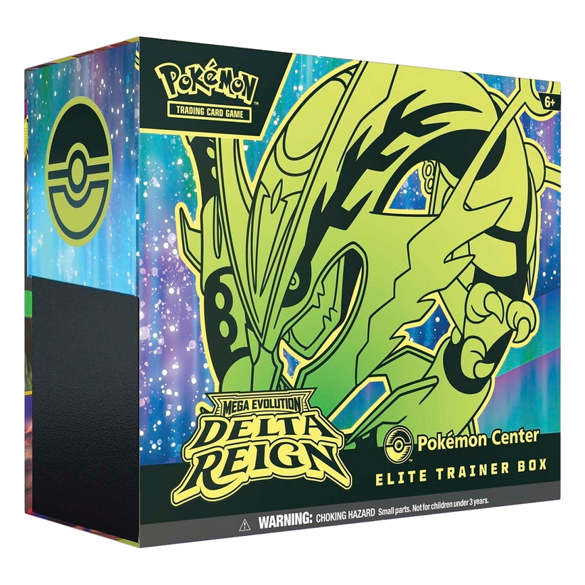 English Delta Reign Pokemon Center Elite Trainer Box sealed packaging