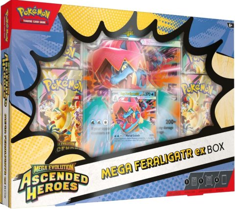 Pokemon TCG Mega Evolution - Ascended Heroes ex Box: Mega Feraligatr English