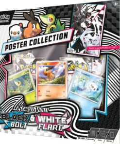 Pokemon TCG Scarlet & Violet Black Bolt and White Flare Poster Collection English
