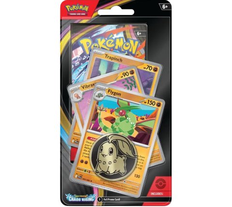 Pokemon TCG Mega Evolution - Chaos Rising Premium Checklane Blister: Flygon English