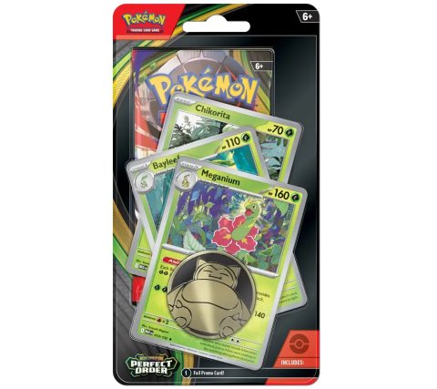 Pokemon TCG Mega Evolution - Perfect Order Premium Checklane Blister: Meganium English