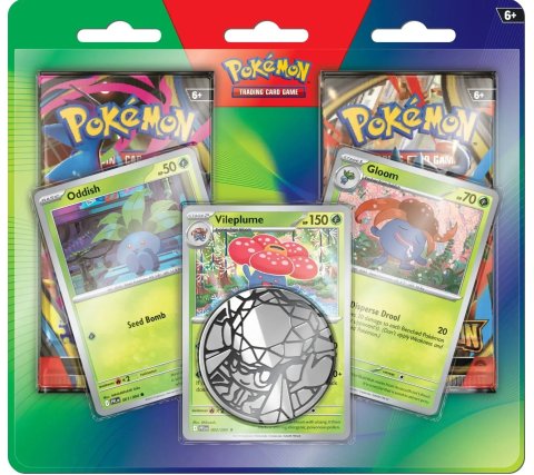Pokemon TCG Enhanced 2 Booster Blister: Oddish, Gloom & Vileplume English