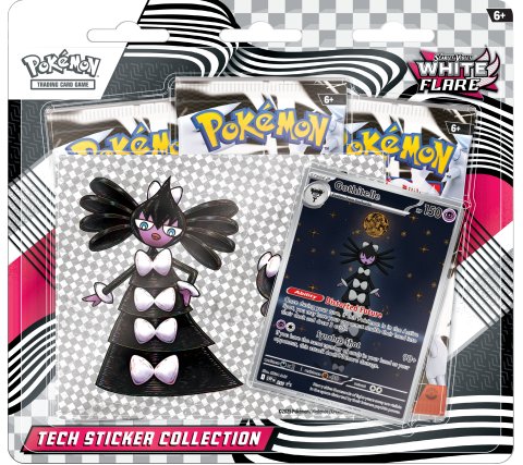 Pokemon TCG Scarlet & Violet White Flare Tech Sticker Blister: Gothitelle English