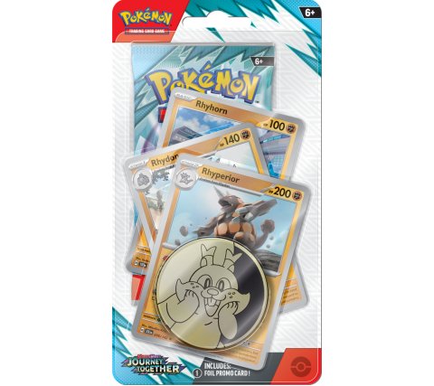 Pokemon TCG Scarlet & Violet Journey Together Premium Checklane Blister: Rhyperior English