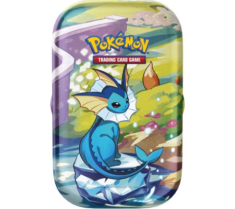 Pokemon TCG Scarlet & Violet Prismatic Evolutions Mini Tin: Vaporeon English
