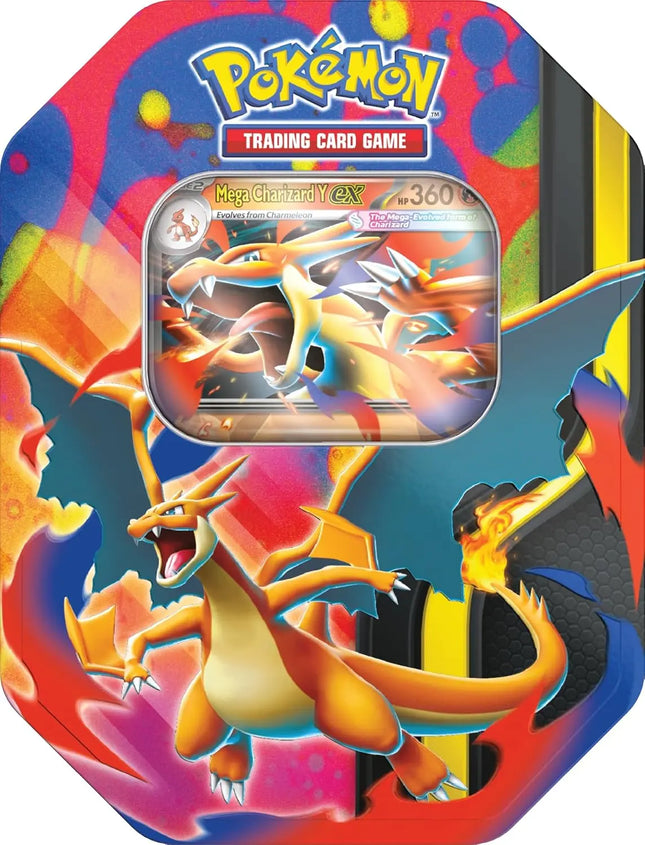 Pokemon TCG Mega Charizard Y ex Tin English