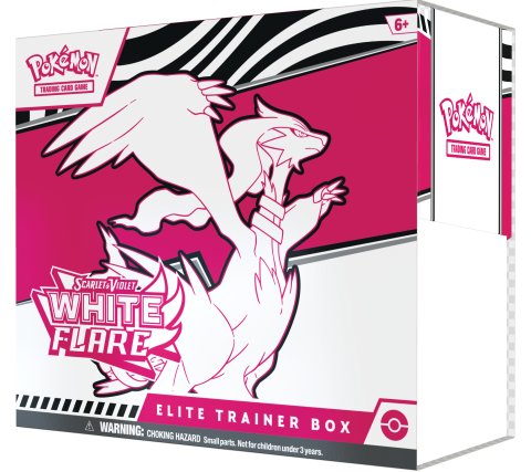 Pokemon TCG Scarlet & Violet White Flare Elite Trainer Box English