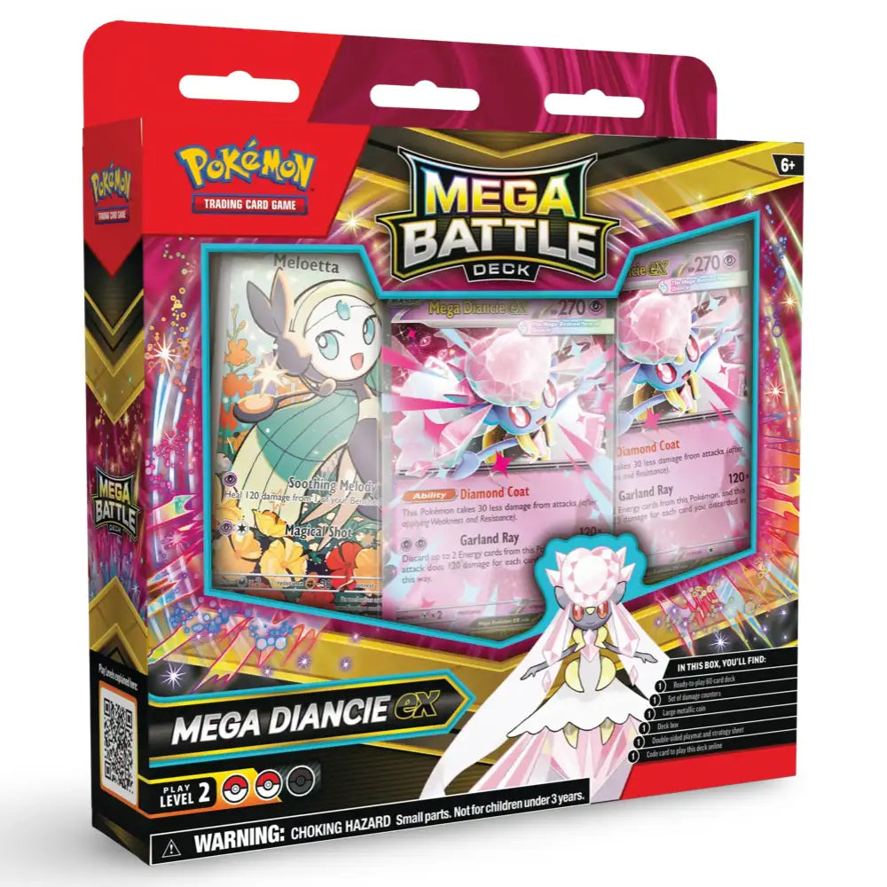 Pokemon TCG Mega Diancie ex Mega Battle Deck English