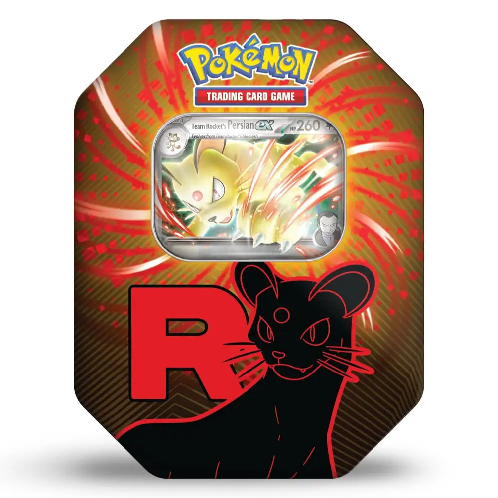 Pokemon TCG Team Rocket's Persian ex Tin (4 Packs) English