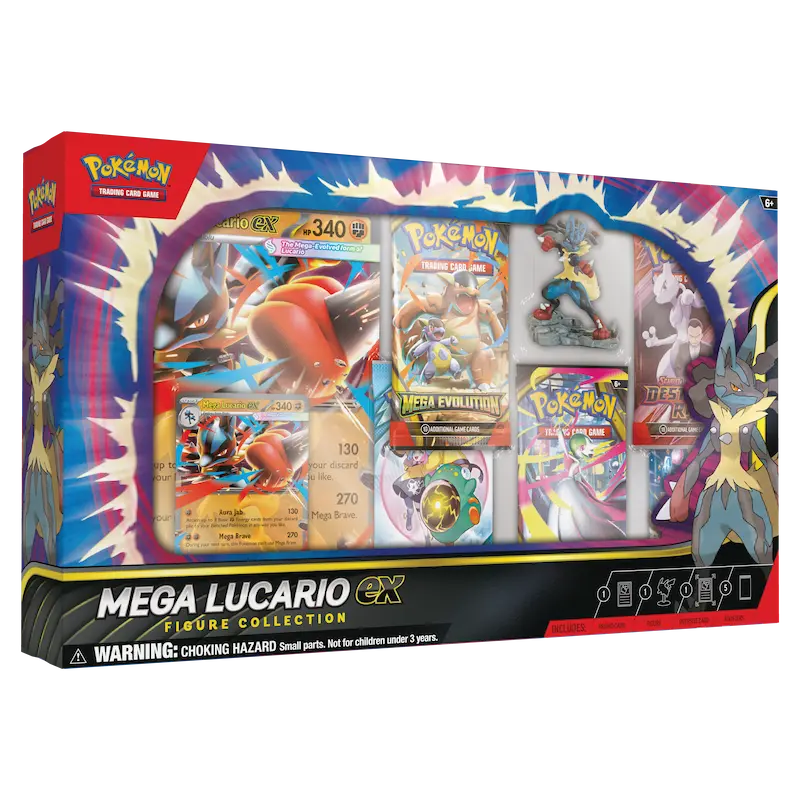 Pokemon TCG Mega Lucario ex Figure Collection English