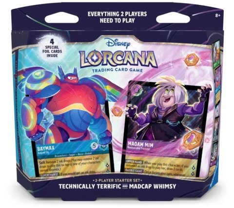 PREORDER – Disney Lorcana TCG Hyperia City 2-Player Starter Set: Baymax & Madam Mim English