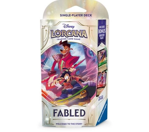 Disney Lorcana TCG Fabled Starter Deck: Powerline & Max Goof English