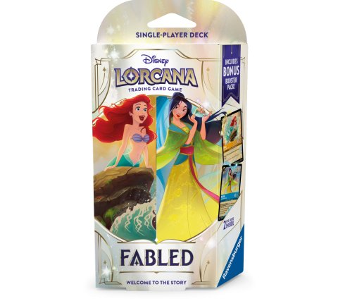 Disney Lorcana TCG Fabled Starter Deck: Ariel & Mulan English