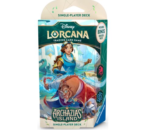Disney Lorcana TCG Archazia's Island Starter Deck: Belle & Beast English