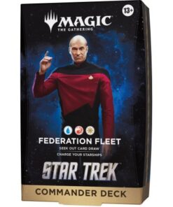 PREORDER – Magic: The Gathering Star Trek Commander Deck: Federation Fleet English