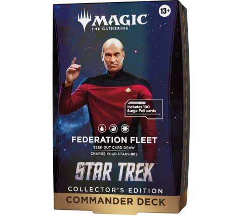 PREORDER – Magic: The Gathering Star Trek Collector's Edition Commander Deck: Federation Fleet English