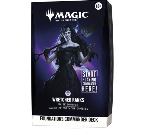 Magic: The Gathering Foundations Commander Deck: Wretched Ranks English