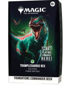 Magic: The Gathering Foundations Commander Deck: Tramplesaurus Rex English