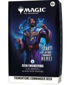Magic: The Gathering Foundations Commander Deck: Keen Engineering English