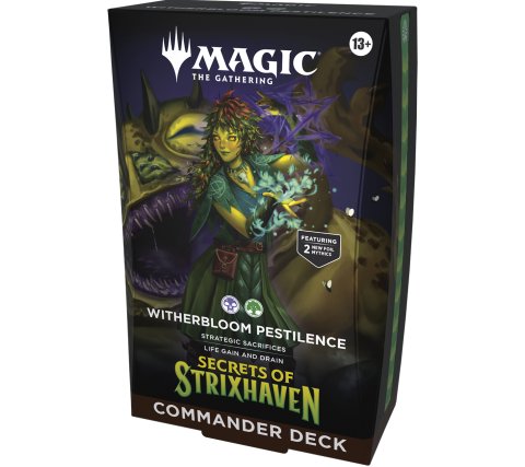 Magic: The Gathering Secrets of Strixhaven Commander Deck: Witherbloom Pestilence English