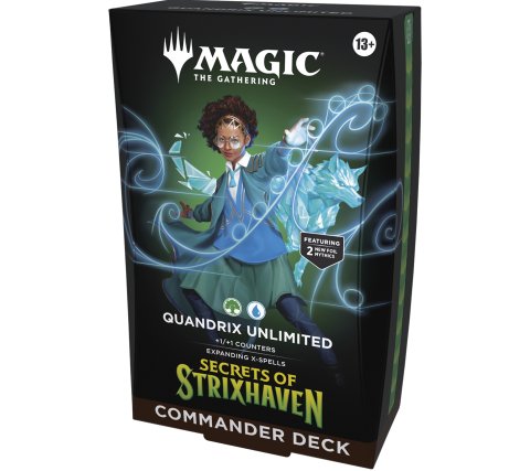 Magic: The Gathering Secrets of Strixhaven Commander Deck: Quandrix Unlimited English