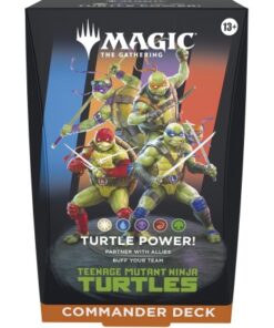Magic: The Gathering Teenage Mutant Ninja Turtles Commander Deck: Turtle Power! English