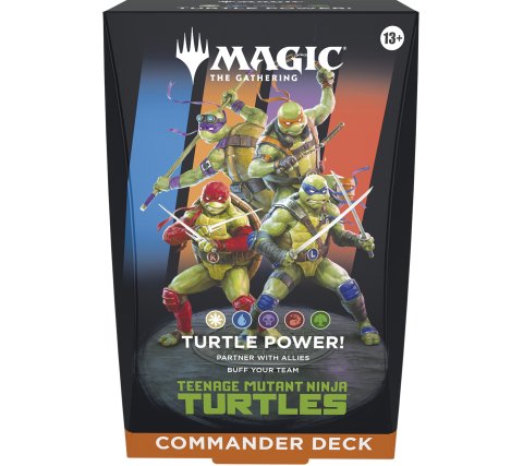 Magic: The Gathering Teenage Mutant Ninja Turtles Commander Deck: Turtle Power! English