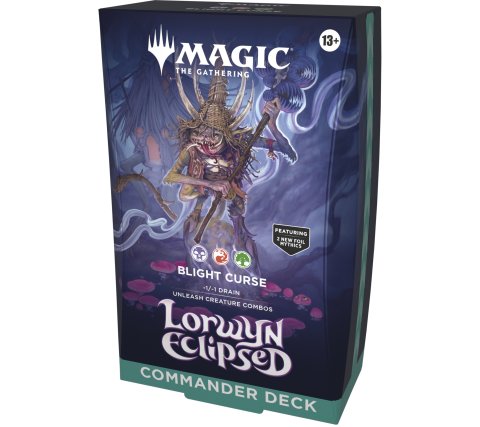 Magic: The Gathering Lorwyn Eclipsed Commander Deck: Blight Curse English
