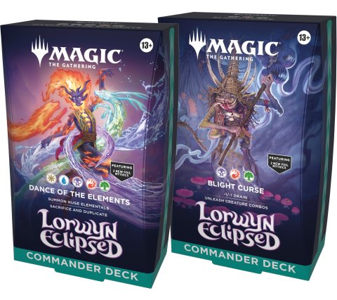Magic: The Gathering Lorwyn Eclipsed Commander Deck (Set of 2) English