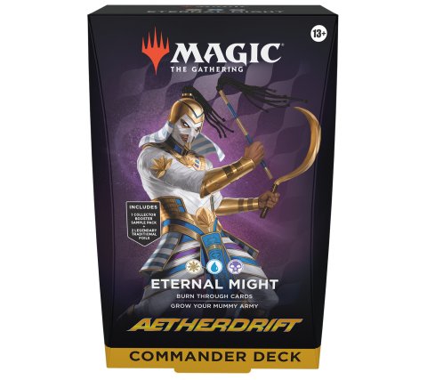 Magic: The Gathering Aetherdrift Commander Deck: Eternal Might English