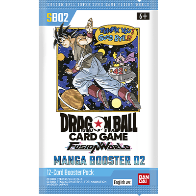 Dragon Ball Super Fusion World SB02 Manga Booster 02 Booster Pack English