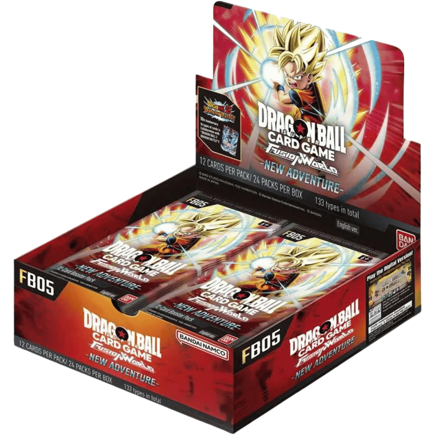 Dragon Ball Super Fusion World FB05 New Adventure Booster Box (24 packs) English