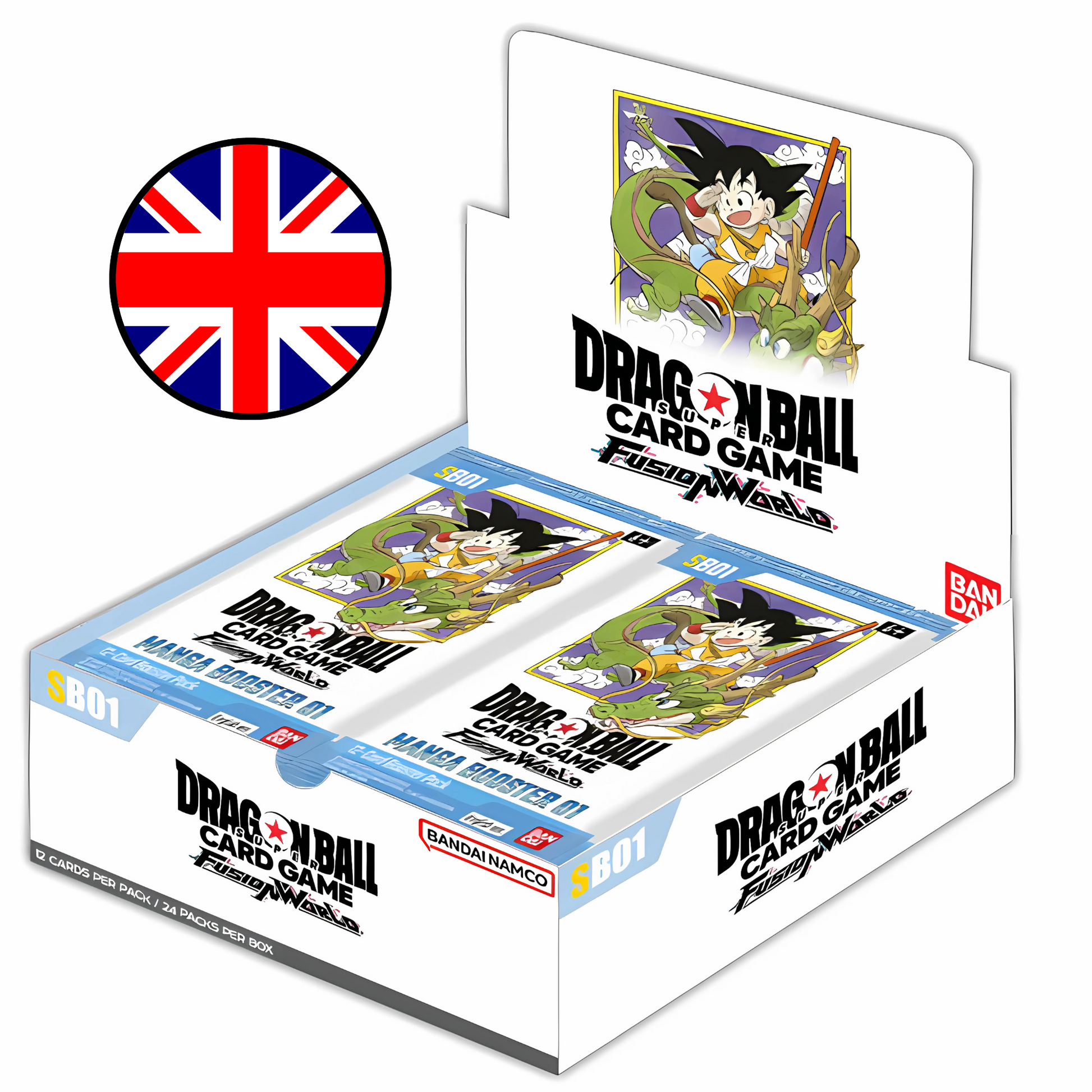 Dragon Ball Super Fusion World SB01 Manga Booster 01 Booster Box (24 packs) English